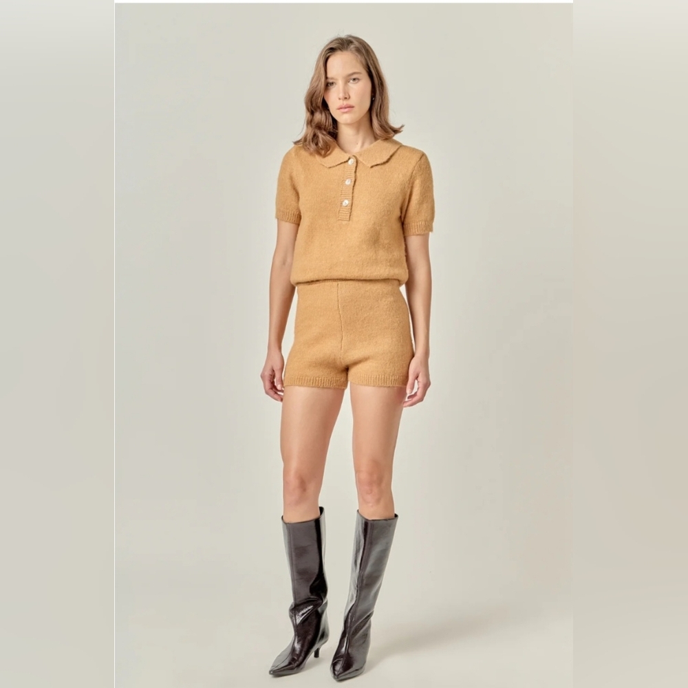 English Factory Knit Romper